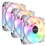 COUGAR Apolar 120 ARGB Reverse Blade bílá, 3 ks / Ventilátor / 120 mm / 75,4 CFM / PWM / ARGB (CF-ARW12HW3-RGB)