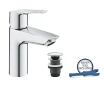 Grohe QuickFix Start - Umyvadlová baterie s výpustí Push-Open studený start chrom (23551002)