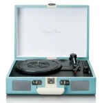 Lenco TT-110 modrá / Gramofon / 33 45 78 RPM / RCA / Bluetooth / 3.5 mm jack / AUX IN / repro (TT110BW)