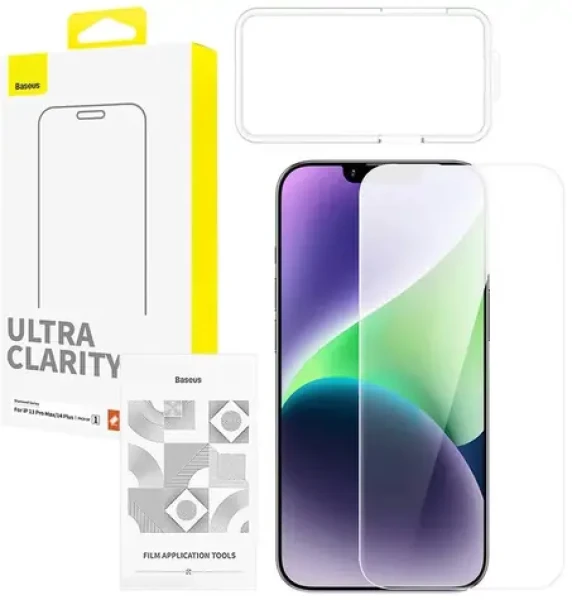 Baseus OS Diamond Series HD Ochranné tvrzené sklo pro Apple iPhone 13 Pro Max/14 Plus čiré (P60057400203-01)