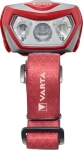 Varta Outdoor Sports H20 Pro šedá, červená / Čelovka / LED / 200 lm / IPX4 / 3x AAA / dosvit 50 m (17650101421)