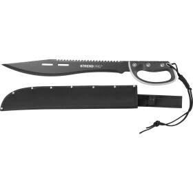 STREND PRO 236260 Mačeta s pilkou, pogumovaná rukojeť s ochranou, 61cm, pouzdro Tactical