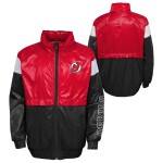 Outerstuff Dětská bunda New Jersey Devils Goal Line Stance Full-Zip Windbreaker Velikost: Dětské let)