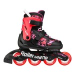 Kolečkové brusle Rollerblade MICROBLADE SL Black/Coral Velikost EUR: 36.5-40.5