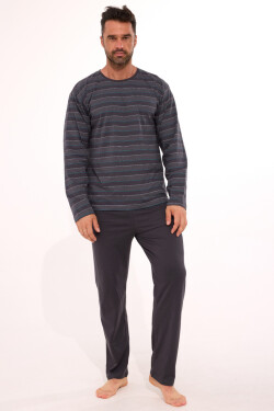 PÁNSKÉ PYŽAMO DR 138 BIG J/25 GRAFIT 4XL