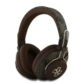 Guess PU 4G Metal Logo ENC Bezdrátová Sluchátka Brown (57983124140)