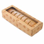 Dortisimo Obdélníková krabice s okénkem hnědá (35 x 12 x 6,5 cm)