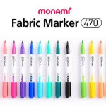 Monami Fabric Marker Brush hnědá
