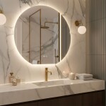 REA - Zrcadlo LED 90cm Fabio HOM-00911