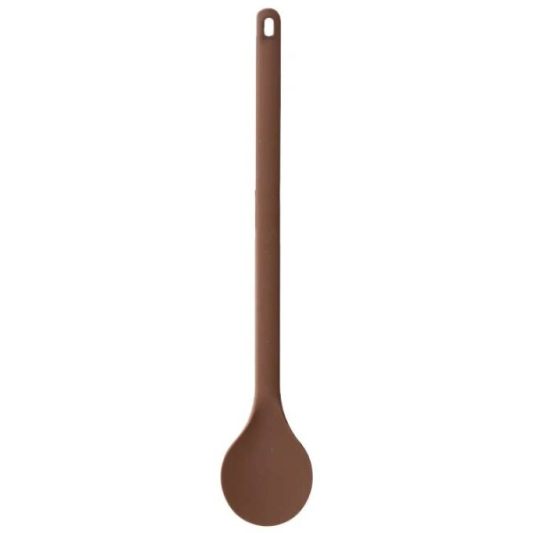 Orion Vařečka silikonová kulatá hnědá 28 cm