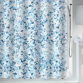 SPIRELLA Sprchový závěs VISION bílý / motiv abstraktní / polyester / 180 x 200 cm
