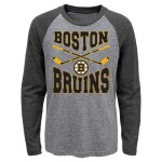 Outerstuff Dětské Tričko Boston Bruins Cross Stick Ls Triblend Raglan Velikost: Dětské let)