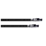 Cordial 15613 RJ45 síťové kabely, propojovací kabely CAT 6A SF/UTP 10.00 m černá krytí PUR 1 ks