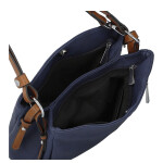 Trendy dámská koženková crossbody kabelka Julianna, tmavě modrá
