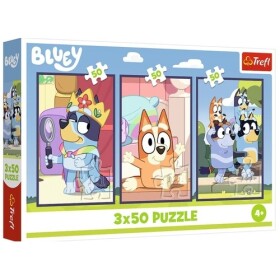 Puzzle Bluey Rodina 3x50 dílků