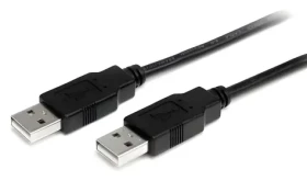 StarTech USB-A (M) - USB-A (M) 1 m černá / Kabel / USB 2.0 (USB2AA1M)