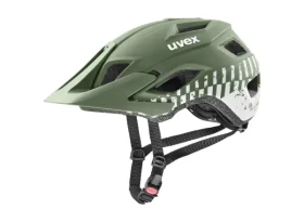 Cyklistická helma Uvex Access Moss green-white 57-62cm