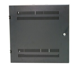 LEXI-Net 19" nástěnný vertikální rozvaděč SOHO 2U+4U 540x170, perforované dveře, černý EDF_1030155