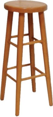 KLASA-NÁBYTEK.cz Taburet TAB B 80/30 - buk KLA-TAB-B80_30