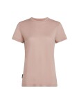 Dámské merino triko s krátkým rukávem ICEBREAKER Wmns 150 Tech Lite III SS Tee, Pink Quartz velikost: XL