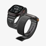 Spigen Athlex Air 2 Active Band řemínek pro Apple Watch 49mm/46mm/45mm/44mm černo-šedá (AMP11113)