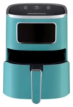Heinrichs HFR 8216 zelená / Horkovzdušná fritéza / 1450 W / 5 l / 6 programů / 80-200 °C (HFR 8216 ZIELONA)