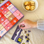 ViSSEVASSE Adventní kalendář Puzzle Skate & Coffee – 24 boxů, multi barva, papír