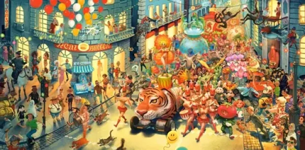 Castorland 400379 Art Collection: Karneval v Riu
