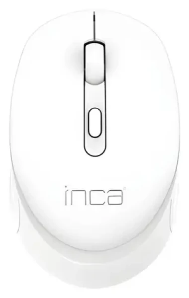 INCA IWM-243RB bílá / Bezdrátová myš / Silent / 1600 DPI / 4 tlačítka / 2.4 GHz / USB-A (IWM-243RB)