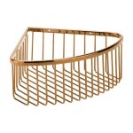 HOPA - Polička do sprchy rohová, 265×90×205 mm - Barva - Růžové zlato lesklá KDBE158208312