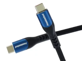 PremiumCord USB-C kabel černá / Datový kabel / USB 3.2 Gen 2x2 / 20 Gbit/s / 100W / 0,5 m (ku31cry05)