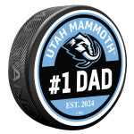 Mustang Puk Utah Mammoth NHL #1 Dad Puck