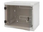 Triton RBA / Nástěnný rozvaděč / 19" / jednodílný / 15U / 600x595 mm / perforované dveře 80% (RBA-15-LS6-CAX-A1)