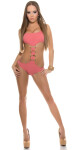Sexy monokiny s výstřihem 18145 - In Stylefashion růžová S