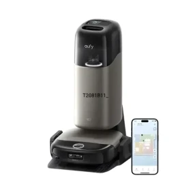 Anker eufy Omni S2 černá / Robotický vysavač s mopem / 30 000 Pa / samočisticí mop / AI navigace (T2081B11)