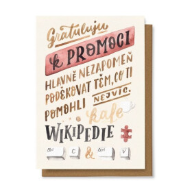 Přání Gratulujeme k promoci