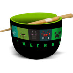 Minecraft ramen miska a hůlky, dárkový set - EPEE