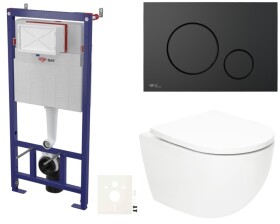 Závěsný WC set do lehkých stěn / předstěnová SAT Fusion SIKOSSTORFU68 SIKOSSTORFU68
