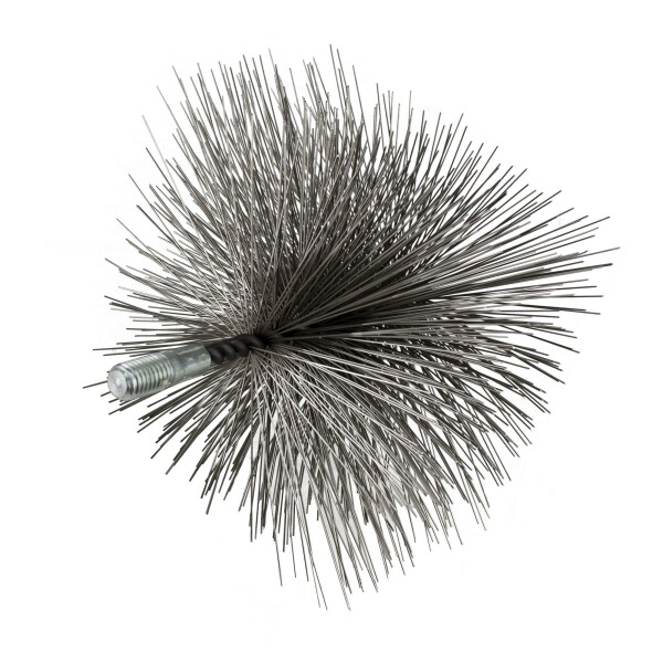 Kartáč komínový hranatý, 150x150mm, ocelový drát