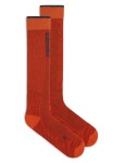 Pánské merino lyžařské ponožky ICEBREAKER Mens Ski+ Light OTC Mountain Contour, Agate/Fervid/Atlantis velikost: 39-41,5 (S)
