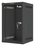 Lanberg WF10-2309-10B černá / Nástěnná skříň / 10" / 9U / 280x310 mm / nosnost 20 kg (WF10-2309-10B)