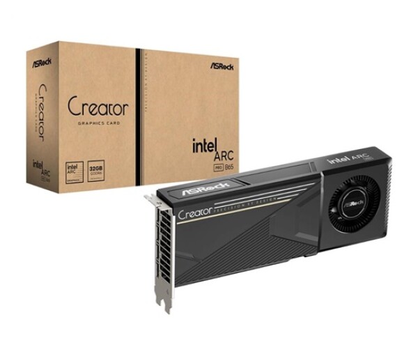 ASRock VGA Intel Arc Pro B65 Creator 32GB, Pro B65, 32GB GDDR6, 4xDP EDF_1883161