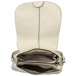 Trendy dámská koženková kabelka na rameno Coveri Grayson new, krémová