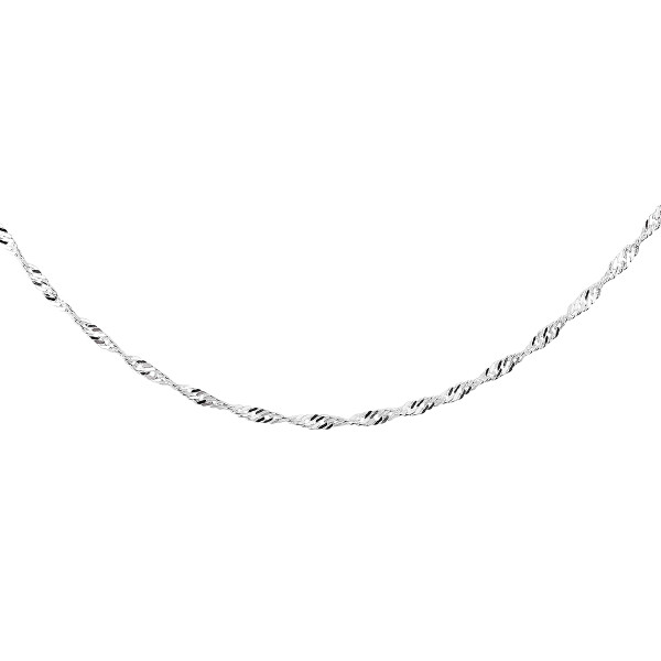 LUNICA Stříbrný řetízek SINGAPUR 42cm 1049