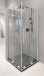 DEANTE - Sprchový kout Prizma bílá, čtvercová, 90x90 cm KPNAP09P09