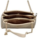 Luxusní dámská kabelka přes rameno Angelika, béžová