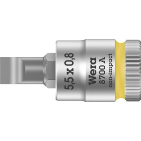 Wera 8700 A FL 05003320001 plochý nástrčný klíč funkce zadržení 6.3 mm 1/4 5.5 mm 5.5 mm 1/4 (6,3 mm)