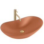 REA - Umyvadlo na desku ROYAL Cinnamon Matt REA-U3530