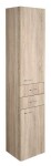 AQUALINE - ZOJA/KERAMIA FRESH skříňka vysoká 35x184x29cm, dub platin 51222