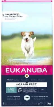 Eukanuba Adult Small & Medium Grain Free Ocean Fish 12 kg